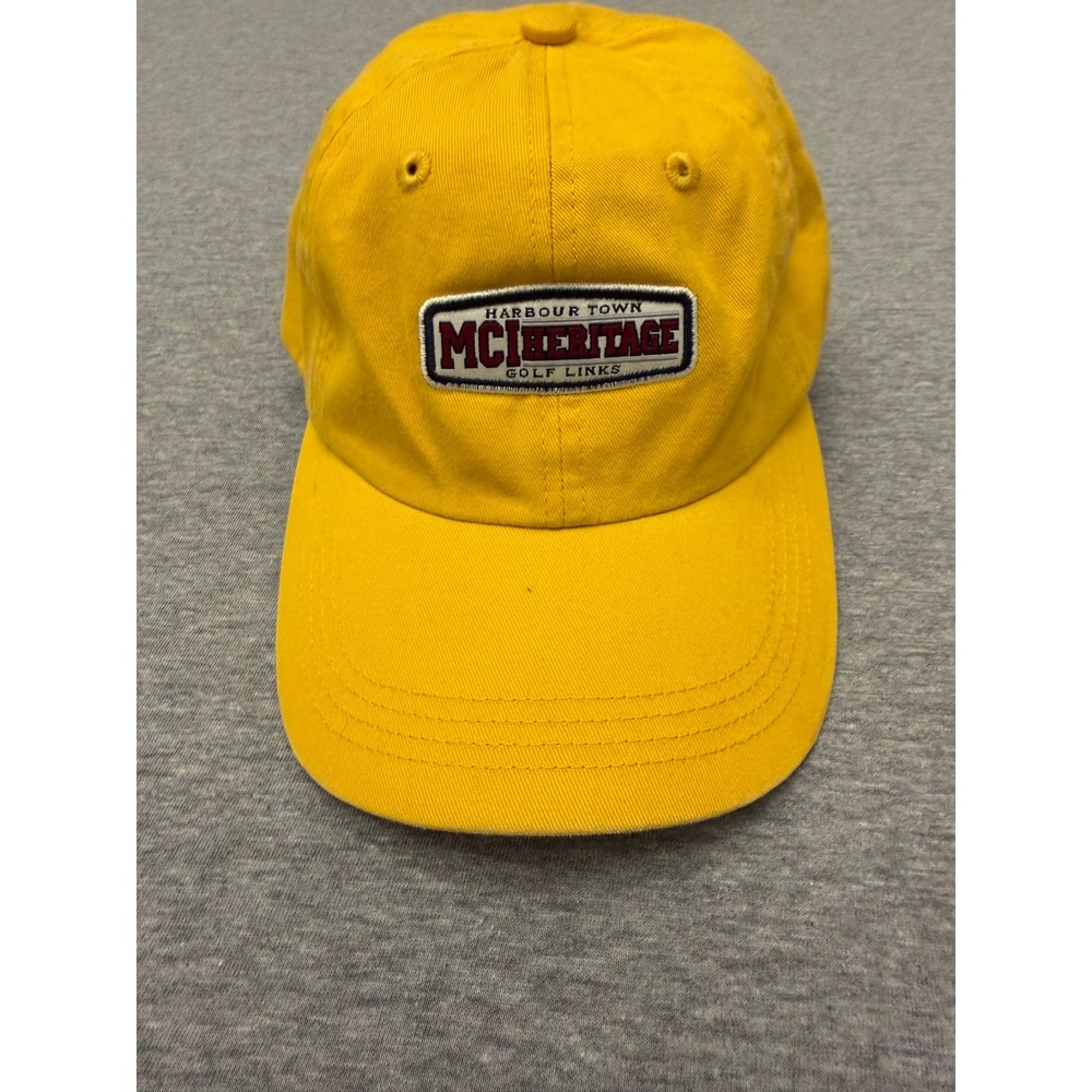 Vintage Ahead Harbour Town MCI Heritage Golf Links Yellow Kids Hat JRS Size